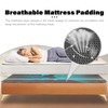 Mattress Underlay Under Mattress Pad with Breathable Meshfiber Cuttable Under