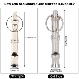 2 Pack Dog Whistle To Stop Barking,Stainless Steel Ultrasonic Dog Whistle,Professional Puppy Bark Control Training,Silent Dog Whistle for Dog Training and to Recall Your Dog