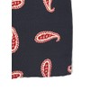 Beams Plus Bandana Handkerchief, Paisley Print, Silk Chief, Men's, navy