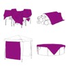 vidaXL Transparent Tarpaulin with Eyelets 1 x 2 m Polyethylene,