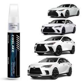 COSLAKE Car Touch Up Paint(Ultra White(083)) for Lexus, Car Paint Scratch Repair Kit, Quick & Easy Solution to Repair, 2 in 1 Scratch Remover Pen with Color-Matched