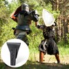 Psyqtsuary Medieval Leather Sword Frog Case Knight Belt Dagger Frog,