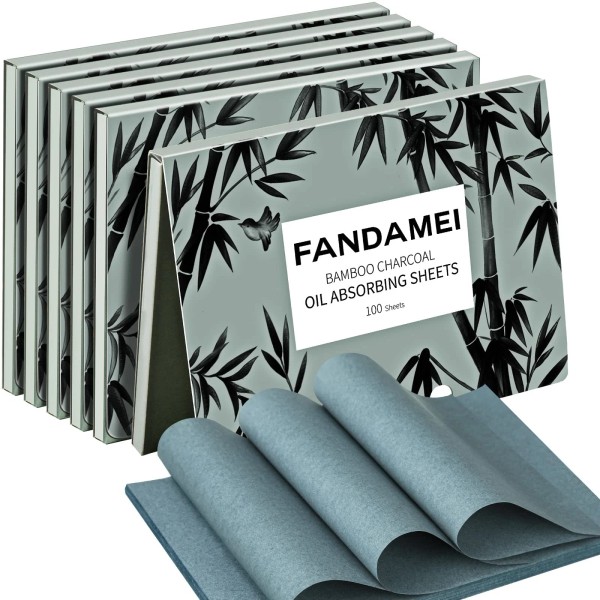 Fandamei 600 Counts Oil Blotting Sheets for Face, Blotting Paper