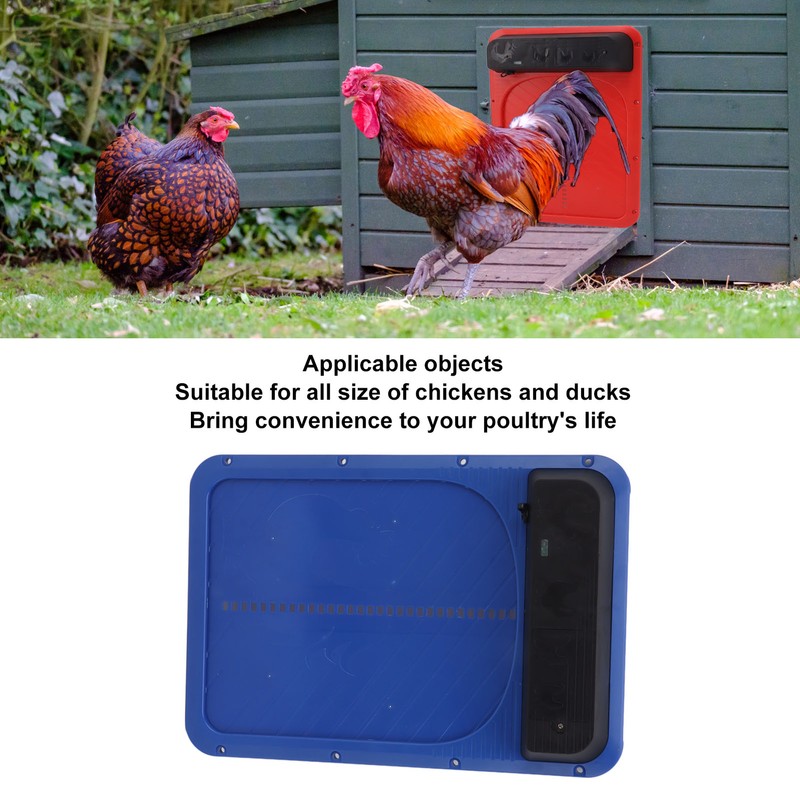 Automatic Chicken Coop Door Solar Powered Safe Chicken Coop Door