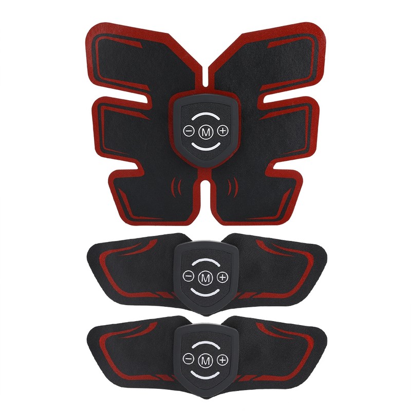 Portable Abdominal Muscle EMS Stimulator Massager Fitness Training Exercising Device