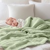 EMME Muslin Baby Blankets 100% Cotton 4-Layer Swaddle 40"x50" Lightweight