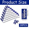 30 Piece Eraser Set, Soft White Erasers, Mini Erasers, 2B