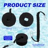 Floating Mat Tether Kit, Nylon Elastic Rope & Plastic Grommets