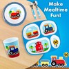 Bentology 5 Piece Train Themed Mealtime Set - Includes Plate,