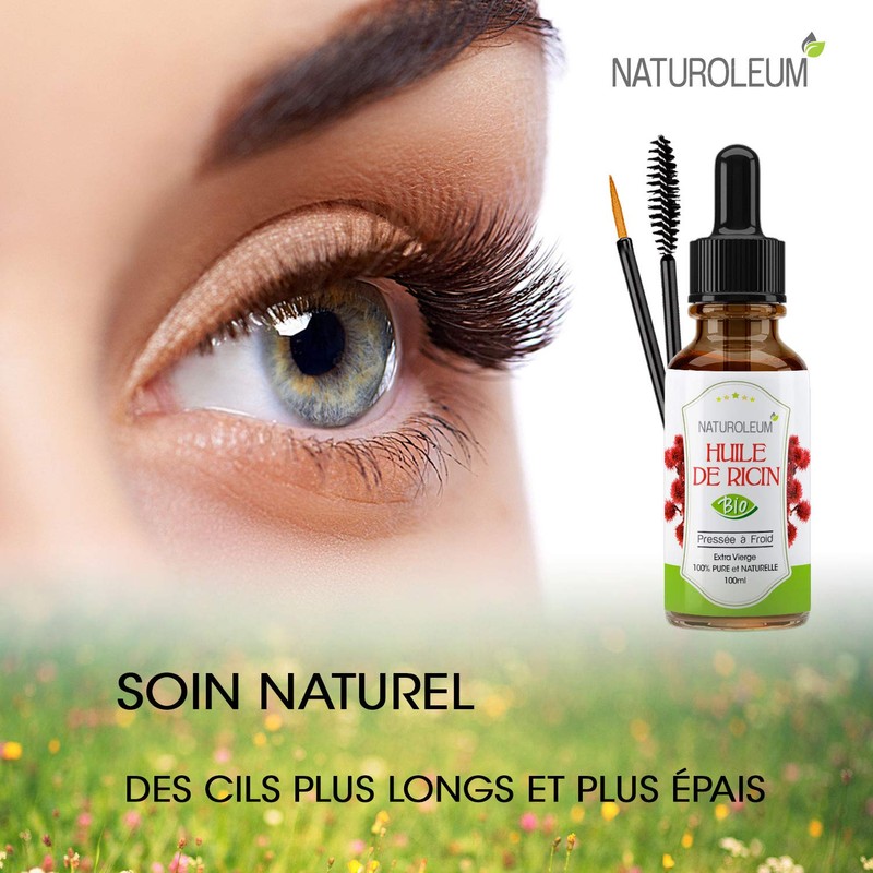 Organic Castor Oil Cold Pressed Pure and Natural Care for