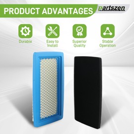 partszen A226002070 Air Filter A226002250 Pre Filter for Echo PB8010 PB-8010 PB-8010H PB-8010T PB9010 PB-9010 PB-9010H PB-9010T Blower