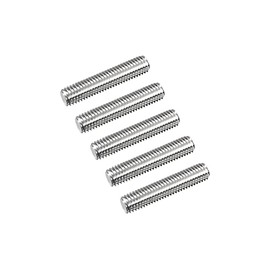 sourcing map Fully Threaded Rod M8 x 35mm 1.25mm Thread Pitch 304 Stainless Steel Right Hand Threaded Rods Bar Studs 5 Pack