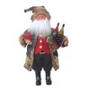 Santa's Workshop 15" Wine Tasting Claus Santa, RED