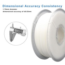 Likesilk 3D Printer Filament PLA F 3D Printing Filament 1.75mm Dimensional Accuracy +/- 0.02 mm, 0.25KG & 1KG & 10KG (Orange+Purple 2KG)