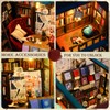 Sutinban DIY Book Nook Kit, Miniature Dollhouse Booknook Kit, DIY
