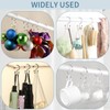 24 Pcs Shower Curtain Hooks, Goowin Shower Curtain Rings, Durable