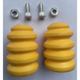 2-PACK Jounce Bumper Rear Bump Stops For Chevy Silverado 1500 2007-2019 GMC Sierra 1500 2007-2019 Replace#15236353