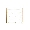 MELANNCO Natural Twine Two Bar Hanging Photo Collage with 30