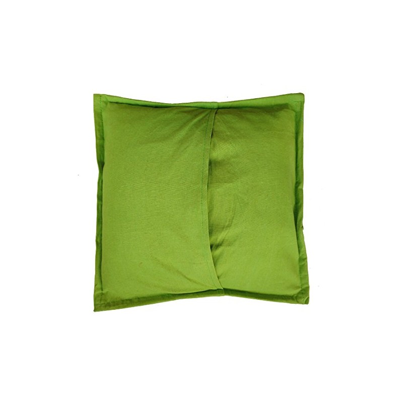 Rastogi Handicrafts Handmade Patchwork Cushion Pillow, Sari Patch Throw Pillow