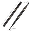 Eyebrow Pencil 2 Packs, Waterproof Smudge-Proof Brow Pencil with Brow