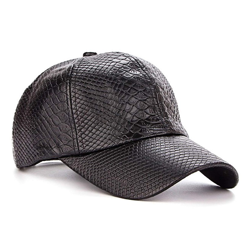 CHROME CRANE CB037 Men's Hat, Cap, Crocodile Crocodile Leather, Autumn/Winter,