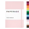 PAPERAGE Lined Journal Notebook, (Blush), 160 Pages, Medium 5.6 in