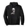 Skeleton Character Thinking Pullover Hoodie