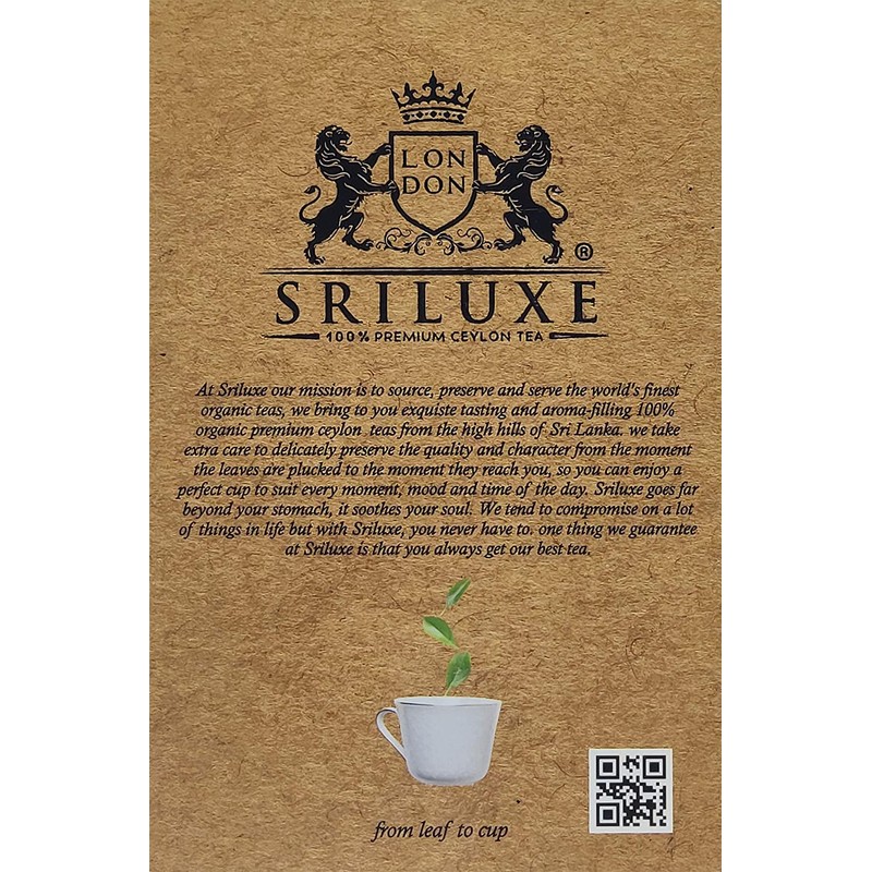 SRILUXE - Special Ceylon Loose Leaf Black Tea | Exquisite