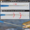SNAIL TRAIL 3 Pcs Fish Hook Remover Tool - Fishing