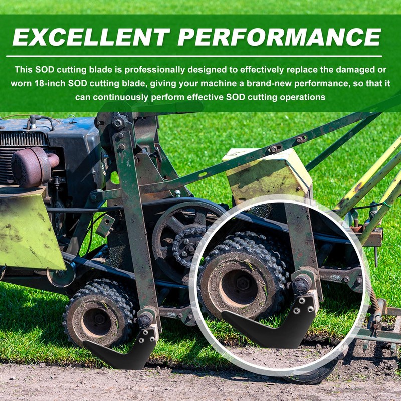 Threlaco 2 Pcs 18 Inch Sod Cutter Blade Compatible with