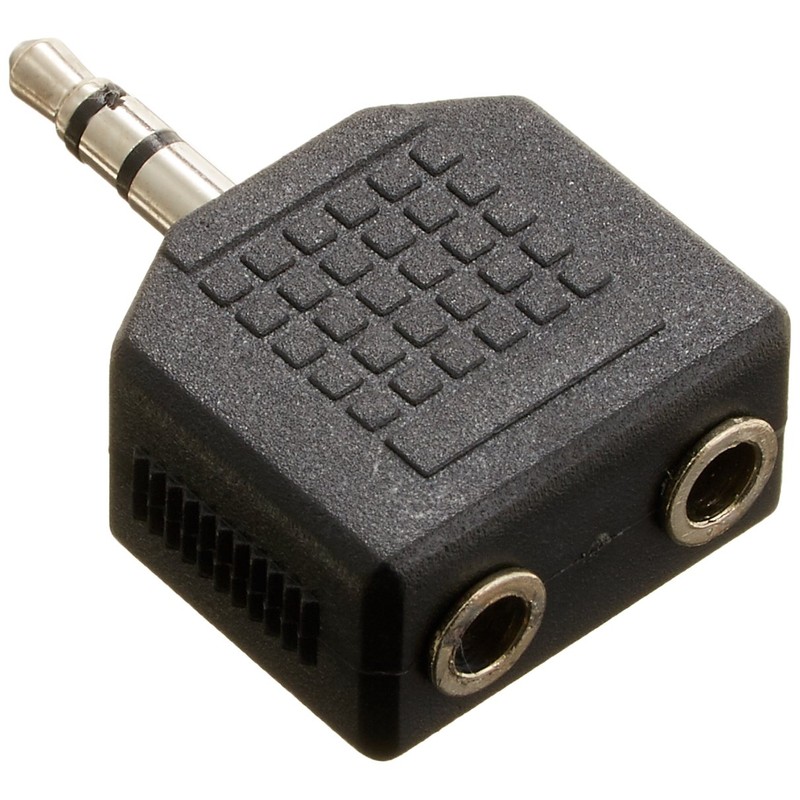 Conversion Meijin 3.5mm Stereo Mini Audio 2 Distribution Adapter, 2