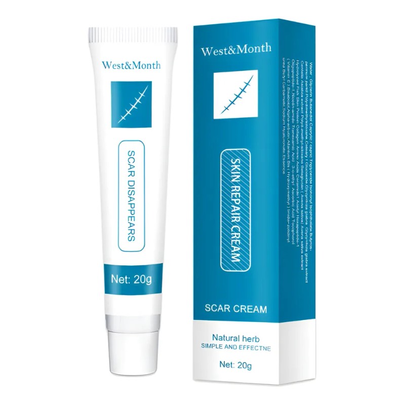 Crema Reparadora Para Cicatrices De Acné Y Estrías 20g Mixta