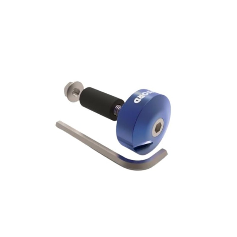 Oxford OX591 Aluminium Motorcycle Bar Ends 1 Blue