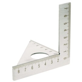 dodtazz Stainless Steel Carpentry Injury Gauge DIY Tool Triangle Ruler Right Angle L-Shaped Straight Parallel Line (1)