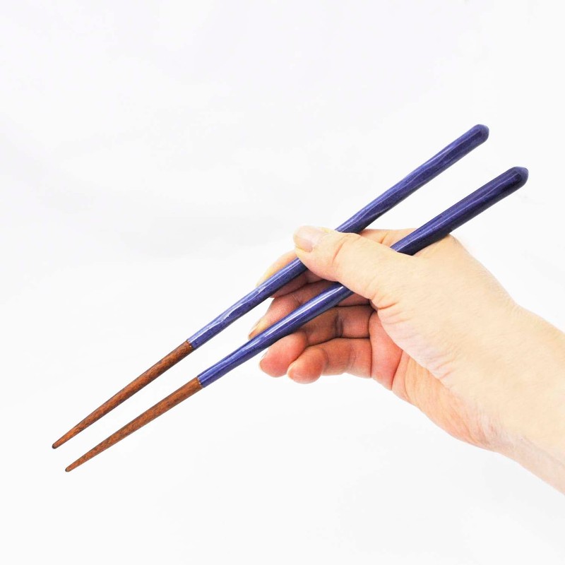 Kawai KURABI Chopsticks, Dishwasher Safe, 9.1 inches (23 cm), Lapis