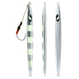 OCEAN CAT Saltwater Jigs Speed Jigging Slow Jigging Pitching Lures,Vertical Jigging Artificial Lures Lead Metal Flat Jigs Jigging Baits Jigging Lure Fishing jigs (Silver, 120G)