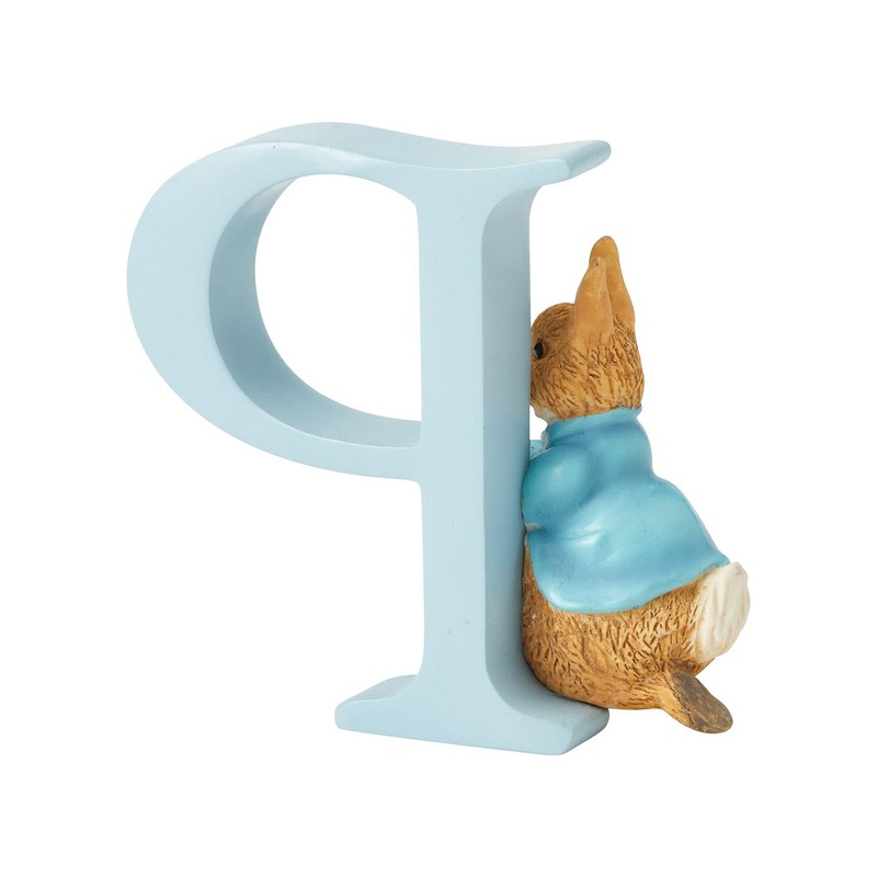 Enesco Beatrix Potter Alphabet Collection Letter P Peter Rabbit Arms