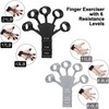 Hand Grip Strengthener And Finger Exerciser, 2 Pack Finger Strengthener,