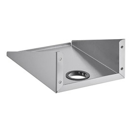 Glownary Wall Mounted Stainless Steel Printer Shelf, Silver, 10 x 7 x 5.5 Inch, 50 lb Capacity, Type 430, 16 Gauge, NSF Listed