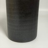 Shigaraki Ware Bottle, Radium Bottle, Black Short, Width 3.5 x
