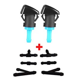 ZHParty for NISAN WINDSHIELD WASHER HOOD NOZZLE Sprayer kit for 2009-16 NISAN FRONTIER, 2009-12 PATHFINDER, 2009-15 XTERRA–Replaces OEM # 28932-ZL00A