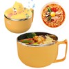 LUPATDY Ramen Bowl with Lid, Instant Noodle Bowl 1200 ml,