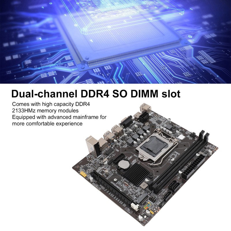 H310 Desktop Computer Motherboard Memory M.2 Interface PCIe X16 Gen