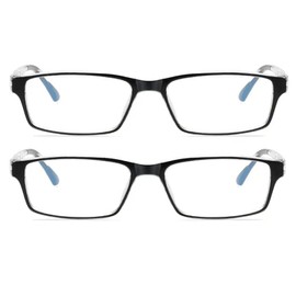 2 Pairs Nearsighted Glasses Spring Hinges Distance Glasses