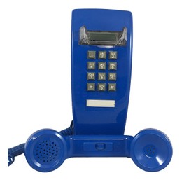 Cortelco 2554-V-BL 255412-vba-20m Wall W/ Volume Blue
