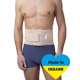 Premium Quality breathable umbilical hernia belt for men and women with support pad. Abdominal Support Binder Navel Ventral Epigastric Incisional and Belly Button Hernias (#5 for Waist Circumference: 41-45 inch (105-115cm))