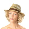 Classic Traveller Straw Hat for Men and Women - 100%