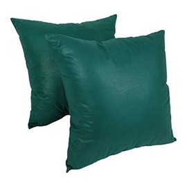 Blazing Needles Chintz Throw Pillows (Set of 2), 20", Forest Green
