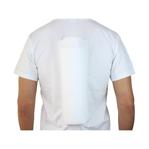 Comfort Anti Snore Shirt to prevent the back position while you sleep., white