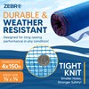 Fire Retardant Debris Safety Netting (4' x 150' - Blue)
